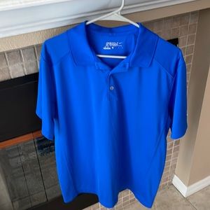Nike golf polo - mens - size L - Dri-fit. - blue